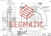 SEGMATIC SBD30093132 Диск торз. перед Ford Mondeo III 1.8-2.2TD 00-