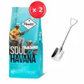 Кофе молотый Poetti Soul of Havana Арабика/Робуста, 200 г х 2 шт + ложка