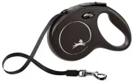 Поводок-рулетка Flexi New CLASSIC М, 5 м, 25 кг, черный