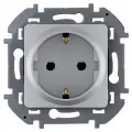 10 шт. Legrand INSPIRIA Алюминий Розетка 2К+З - немецкий стандарт - 16 А - 250 В, 673722