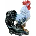 Садовая фигурка для сада и дачи Петух белый новый 42х33х21