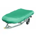 Тент на лодку ПВХ Ривьера транспортировочный стояночный 360 -380 см.240PU 2000 зелёый.