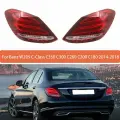 Пара левого и правого заднего фонаря в сборе для Mercedes-Benz W205 C-Class 2014-2018 C350 C300 C260 C200 C180 Задний фонарь