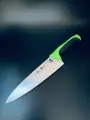 Нож Atlantic Chef Кухонный Поварской, зеленый, 21 см