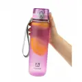 Питьевая бутылка-фляга из тритана 1л, лавандовая матовая, с ситечком