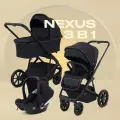 Коляска для новорожденных 3 в 1 Rant basic Nexus RA107 всесезонная, Midnight Black