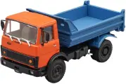 Модель коллекционная НАШ автопром Минский 5551 самосвал 1985-1993 красный/синий