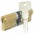 Цилиндровый механизм EVVA 3KS ключ/ключ 87 мм. (31+56) латунь (личинка замка, сердцевина, секретка, врезной, цилиндр)