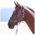 Недоуздок для лошади Shires Topaz, синий, FULL (Великобритания)