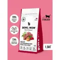 Корм для стерилизованных кошек Bowl Wow 1,5кг с ягненком, курицей и клюквой