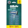 Сменные кассеты для бритья Gillette Mach3, 10 шт