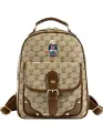 Рюкзак женский Beibaobao классический гобелен с контрастной строчкой