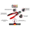 Бокорезы NWS 145 мм, покрытие TitanFinish, рукоятки SoftGripp 3K арт.134-69-145
