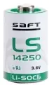Батарейка SAFT LS 14250 1/2 AA 1200 mA 3.6 V ( 5 штук ) Li-SOCl2