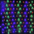 Гирлянда для дома сетка ш2,5* в2,0 м 192 лампы LED, прозр. пров,8 реж, IP-20, Мультицвет