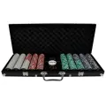 Покерный набор Фабрика Покера: 500 фишек 11,5 грамм с номиналом в черном кейсе
