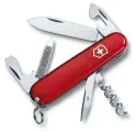 Нож перочинный Victorinox Sportsman (0.3803) 84мм 13функц. красный карт. коробка