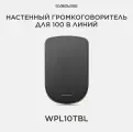 CVGAUDIO WPL10TBL Настенный 5 широкополосный громкоговоритель, 5/10W-100V, черный