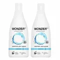 WONDER LAB Гель для душа и шампунь Aqua blue 2 в 1, увлажняющий, с ароматом свежести, 550 мл, 2 ШТ