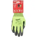 Перчатки Milwaukee Hi-Vis Cut level с защитой от порезов 5, XL/10 4932479934