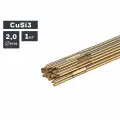Пруток сварочный TIG, бронза (CuSi3), диаметр 2,0 мм, 1,0 кг