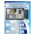 Комплект видеодомофона CTV-DP5121Q KIT (CTV-M5121Q (черный) + CTV-D4005S Signal (графит))