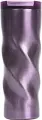 Термокружка Спираль Звезда 500 мл, термостакан из нержавейки с поильником, кружка-термос с двойными стенками для горячих и холодных напитков, 7.8х22 см, сохраняет тепло 8 ч, цвет фиолетовый