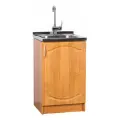 Кухонный гарнитур SANTREK Модуль напольный тумба под мойку 50*50 ольха фасад МДФ