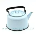 Чайник эмалированный «Новокузнецкая эмаль» 3,5л, усиленное дно, цвет светло-голубой