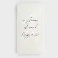 Салфетки бумажные, 33х33 см, 20 шт, прямоугольные, белые, A place of real happiness, Scroll