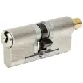 Цилиндровый механизм EVVA 3KS ключ/вертушка 67 мм. (31+36) матовый никель (личинка замка, сердцевина, секретка, врезной, цилиндр)