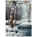 Набор для вышивания Luca-S #G560 Зима, Гобелен, 22 x 30.5 см