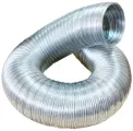 Воздуховод гибкий алюминиевый гофрированный A12VA, 50мкм, D 120 мм, L до 3м