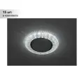 (15 шт.) Светильник точечный ЭРА DK LD22 SL/WH декоративный cо светодиодной подсветкой Gx53, прозрачный
