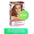 L'Oreal Paris Excellence стойкая крем-краска для волос, 6.32 золотистый темно-русый - 6 шт