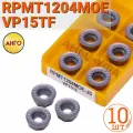 Пластина твердосплавная RPMT1204 M0E VP15TF / 10 штук / сменная Круглая по металлу