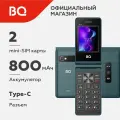 Кнопочный мобильный телефон-раскладушка с 2-мя СИМ-картами BQ 2411 Shell Blue