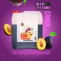 Сок концентрированный Сливовый 5 кг, кисл. 3% (Happy Apple)