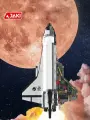 JAKI Конструктор 3D Большой космический челнок Рассвет 2в1