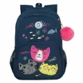 Рюкзак школьный GRIZZLY с карманом для ноутбука 13, анатомической спинкой, для девочки RG-568-1/1