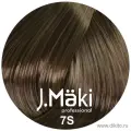 J.Maki Стойкий краситель для волос, 7S Песочный русый, 60 мл