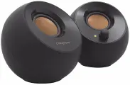 Колонки 2.0 Creative PEBBLE 2.0 black, акустическая система, черный
