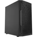 Powercase Корпус Mistral Micro Z2B SI, Non Window, Mesh, 2x 120mm fan, чёрный, mATX (CMIMZB-F2SI)