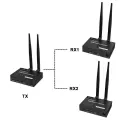 200 м беспроводной HDMI видео передатчик приемник Удлинитель дисплей адаптер от 1 до 2 3 4 сплиттер для DVD PS4 камеры ПК к ТВ монитору, 1 TX 2 RX