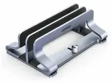 Подставка UGREEN LP258 (60643-1) Vertical Laptop Stand (Dual-slot), вертикальная для ноутбука (для 2 шт), серебристый