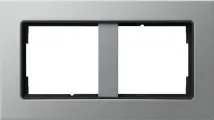 Gira E22 Алюминий Рамка для комбинаций без перегородки
