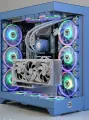 Корпус Thermaltake CTE E660MX Hydrangea голубой без БП E-ATX 13x120mm 11x140mm 2xUSB3.0 audio bott PSU