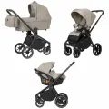 Коляска 3-в-1 Carrello, Epica, Almond Beige, с термолюлькой, 2025 г