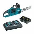 Пила цепная аккумуляторная 35см 36В Li-Ion, 2х5Ач и з/у, Makita DUC355PT2