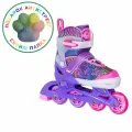 Раздвижные роликовые коньки Alpha Caprice Ck-sk-p320-31 Violet (антистресс сквиш лапка в подарок) размер L (37-40)
